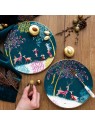 Portmeirion Sara Miller serveerimisalus - Woodland Tales Deer & Robin
