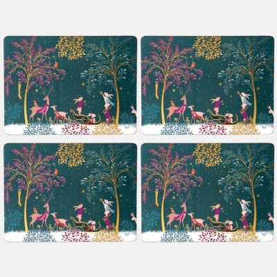 Sara Miller Woodland Tales galda paliktņi - 4 gab.