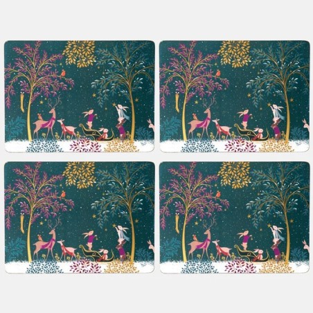 Sara Miller Woodland Tales Placemats – Set of 4
