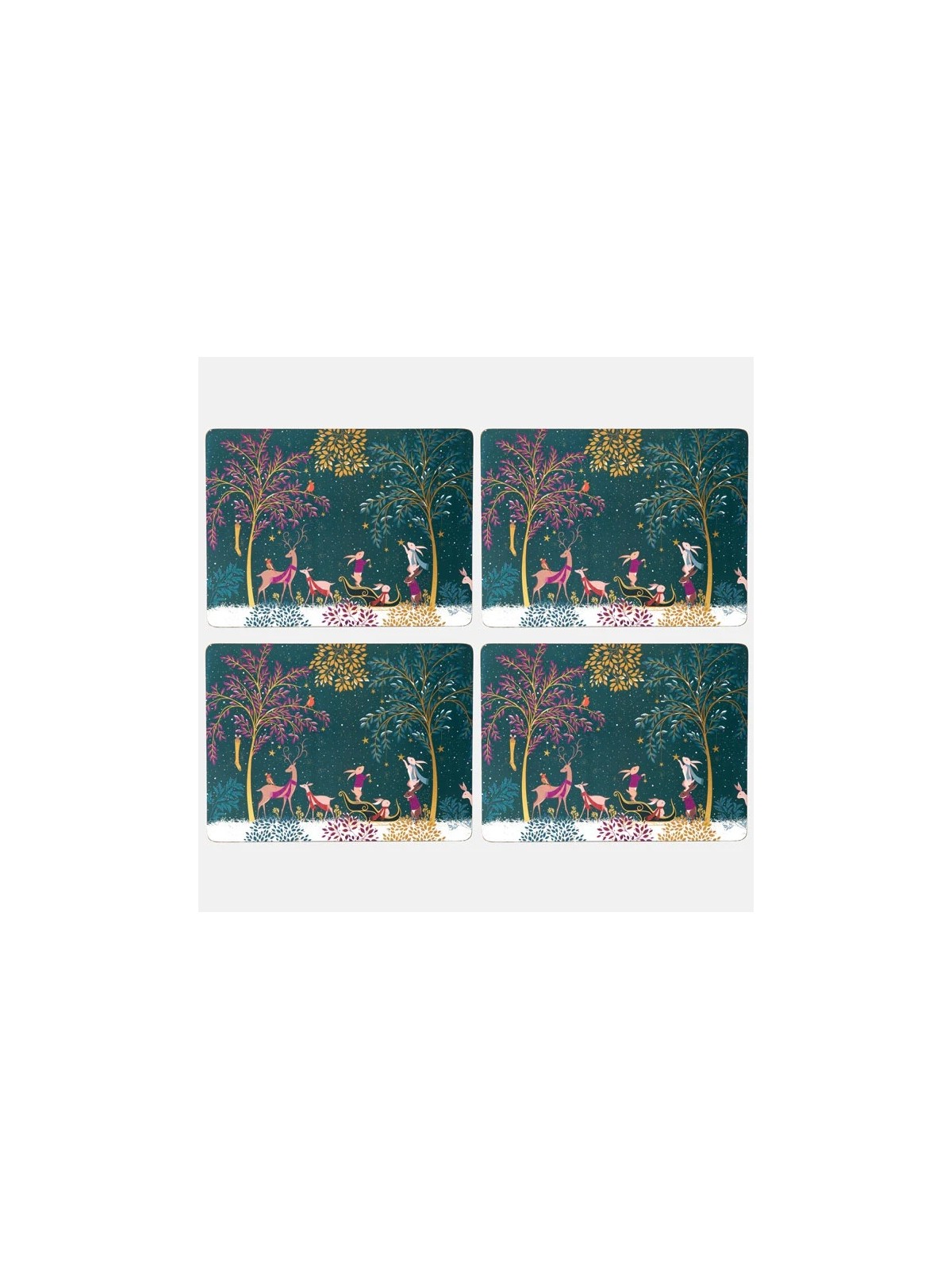 Sara Miller Woodland Tales kohamatid – 4 tk