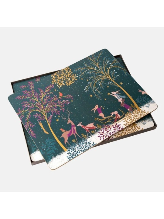 Sara Miller Woodland Tales Placemats – Set of 4