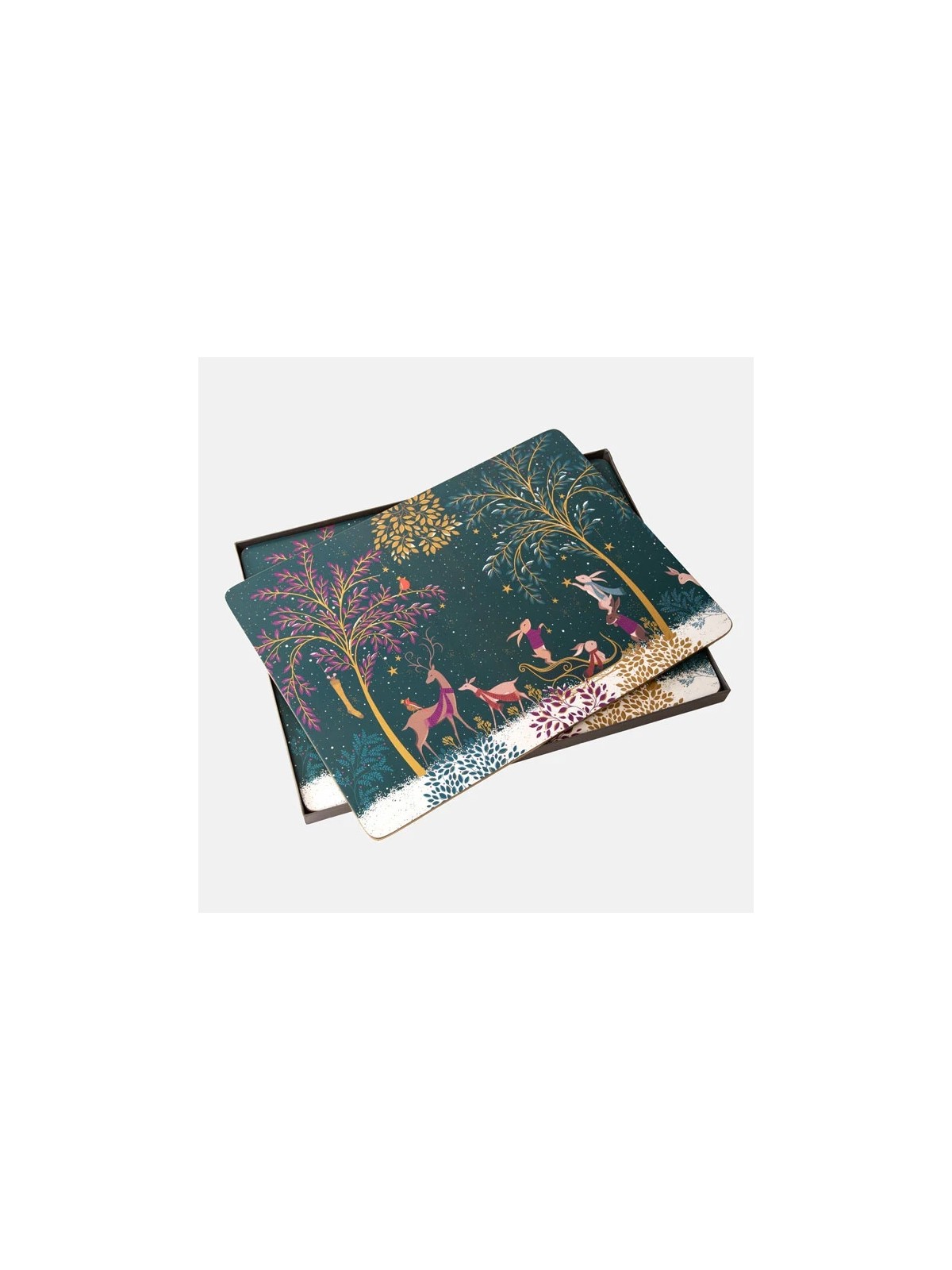 Sara Miller Woodland Tales Placemats – Set of 4