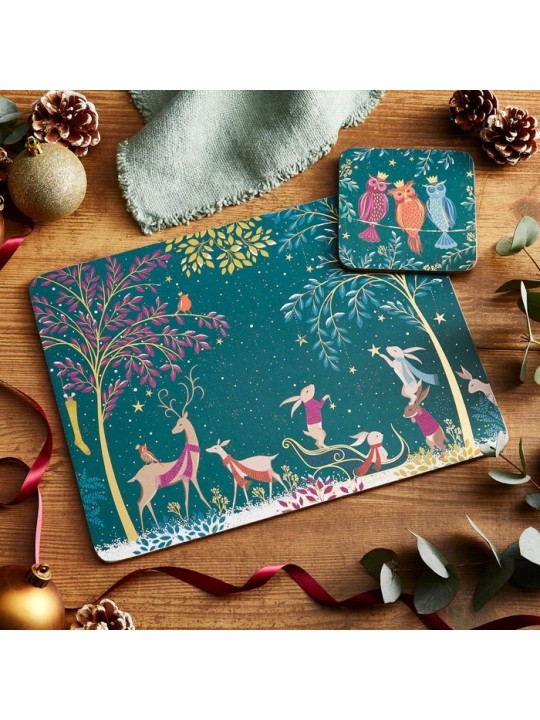 Sara Miller Woodland Tales Placemats – Set of 4