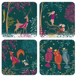 Sara Miller Woodland Tales klaasialused – 4 tk