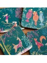 Sara Miller Woodland Tales glāžu paliktņi – 4 gab.