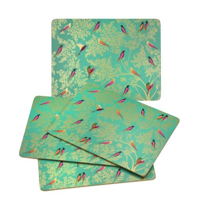 Portmeirion Sara Miller Chelsea Placemats – Green – Set of 4