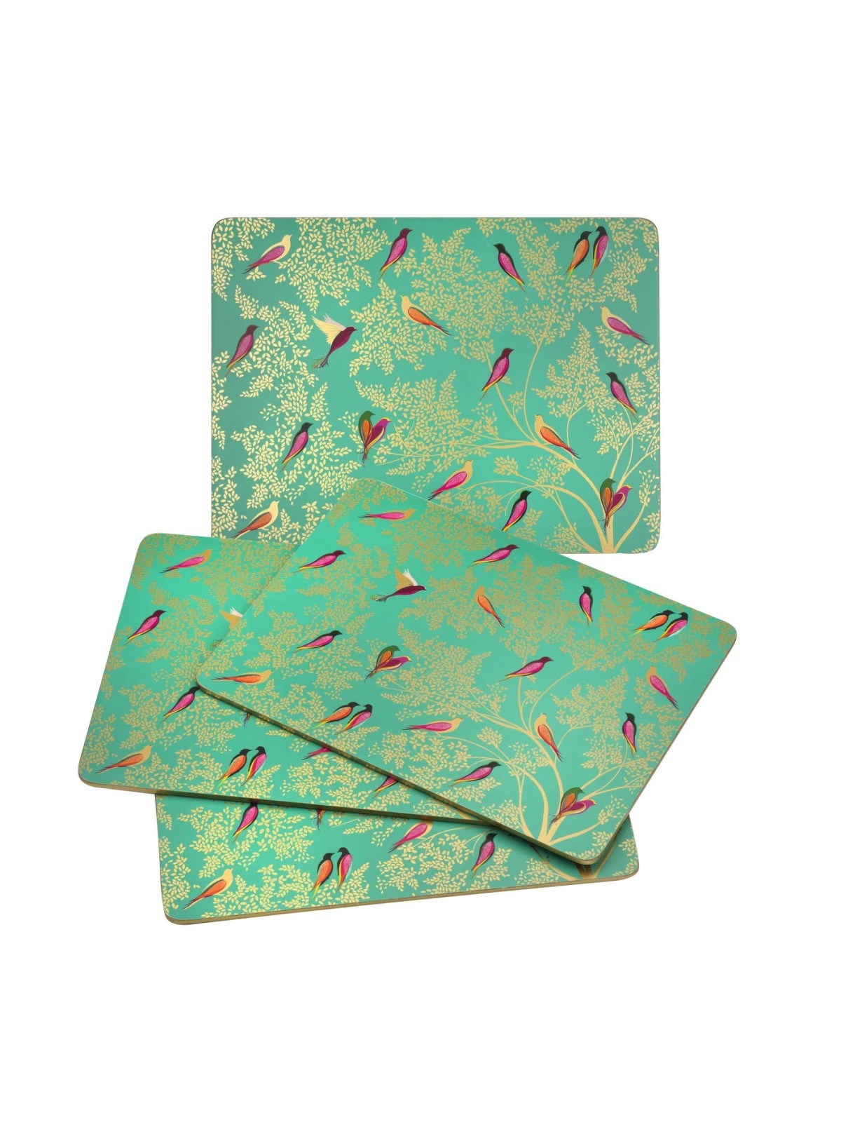 Portmeirion Sara Miller Chelsea kohamatid – roheline – 4 tk