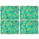 Portmeirion Sara Miller Chelsea kohamatid – roheline – 4 tk