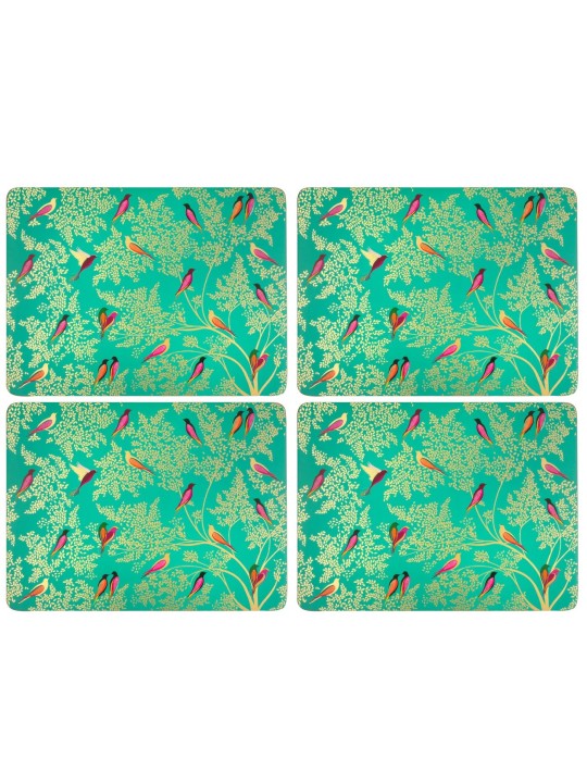 Portmeirion Sara Miller Chelsea kohamatid – roheline – 4 tk