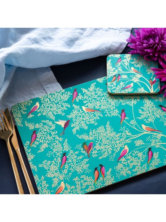 Portmeirion Sara Miller Chelsea kohamatid – roheline – 4 tk