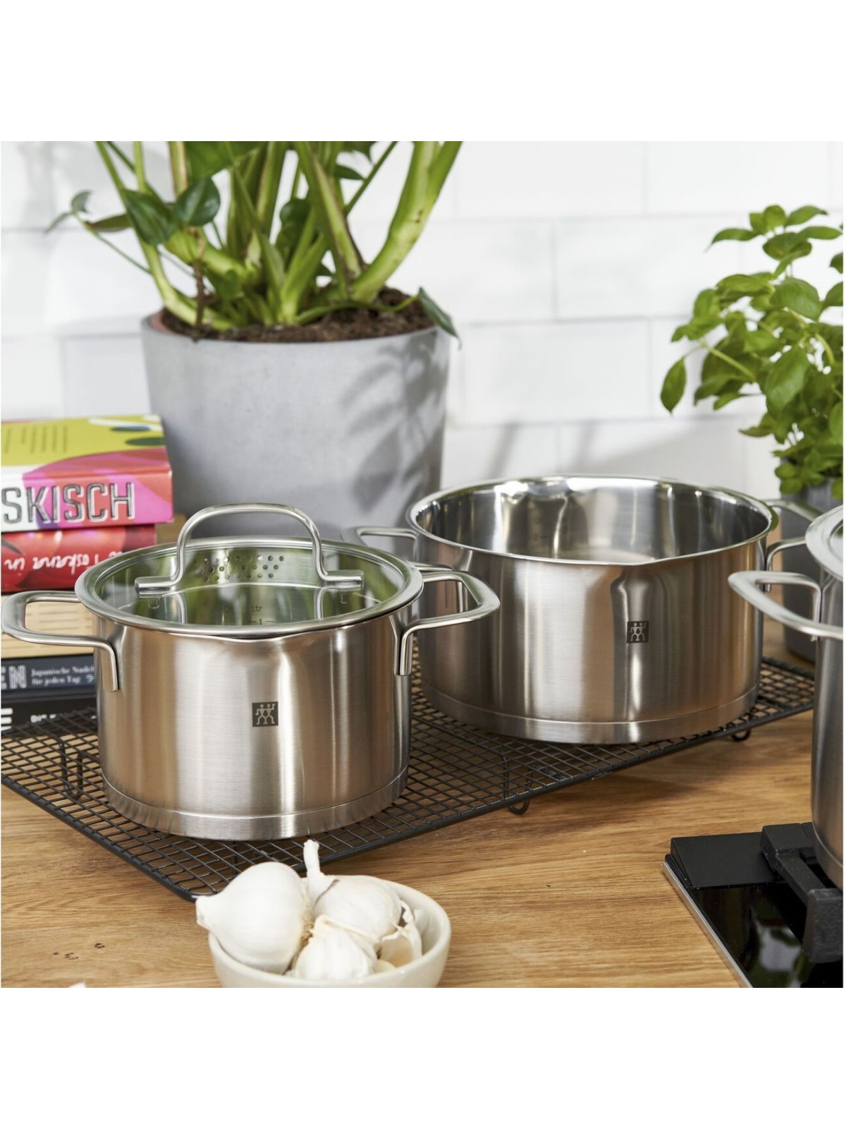 ZWILLING roostevabast terasest potikomplekt TrueFlow – 4 tk