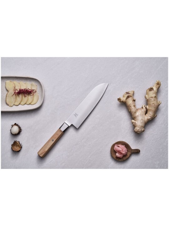 Miyabi Koya 4000FCv2 Santoku 18 cm, Pakkawood käepide