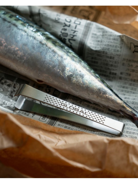 Global kalaluude pintsetid – sirged roostevabast terasest, 12 cm