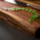 Zassenhaus Chopping Board – Solid Acacia Wood Cutting Board with Natural Edge
