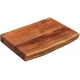 Zassenhaus Chopping Board – Solid Acacia Wood Cutting Board with Natural Edge