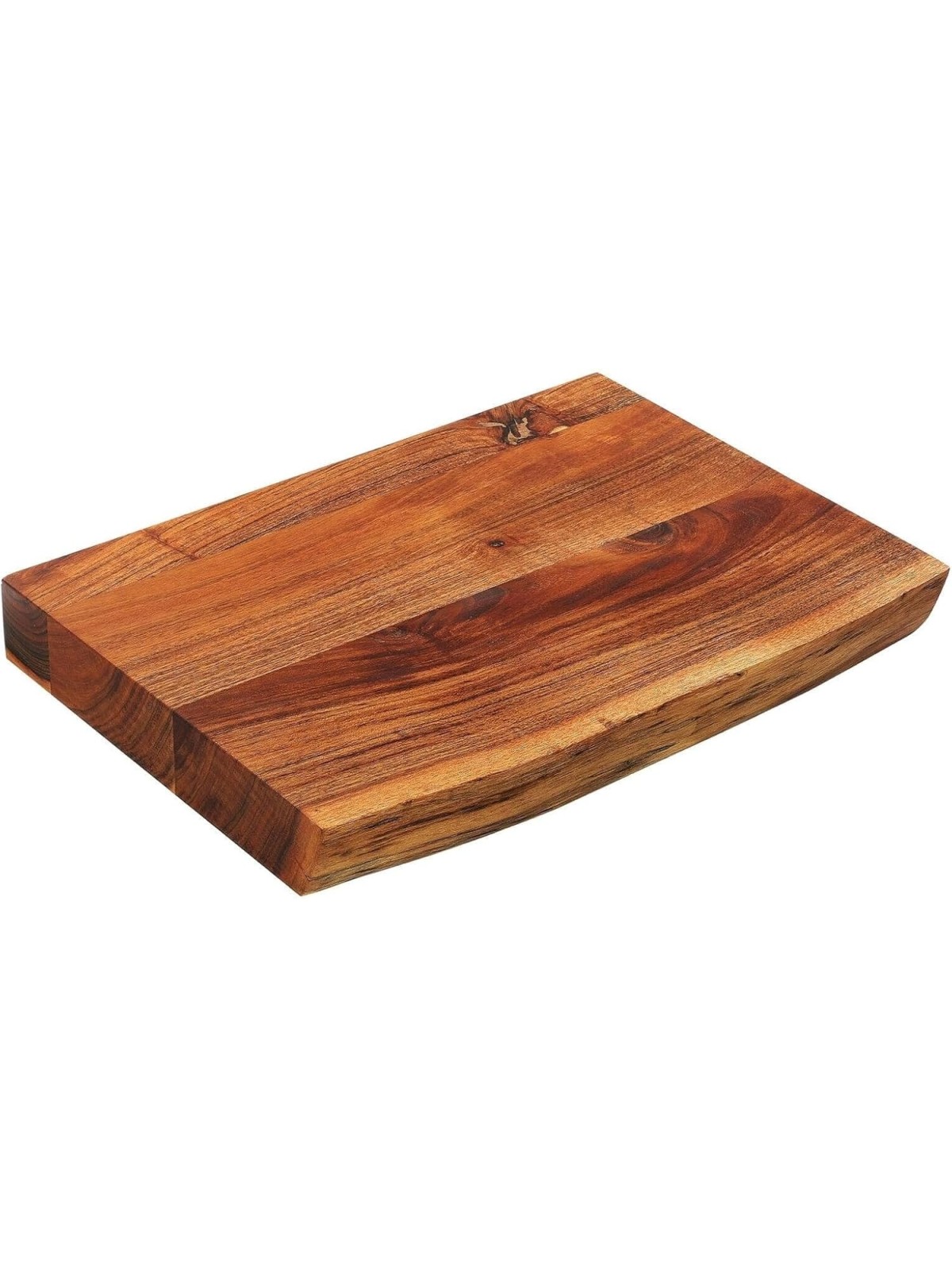 Zassenhaus Chopping Board – Solid Acacia Wood Cutting Board with Natural Edge