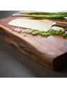 Zassenhaus Chopping Board – Solid Acacia Wood Cutting Board with Natural Edge