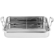 Scanpan Impact Roasting Pan with Rack, Metallic
