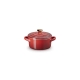 Le Creuset Stoneware Petite Casserole with Gold Heart Knob