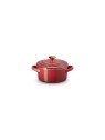 Le Creuset Stoneware Petite Casserole with Gold Heart Knob