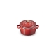 Le Creuset katliņš Mini keramikas 10 cm - 0,25 l, zelta krāsas rokturis