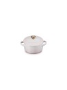 Le Creuset Stoneware Petite Casserole with Gold Heart Knob
