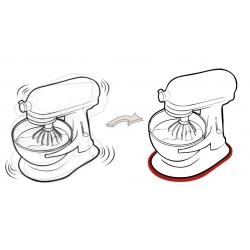KitchenAid Mixermate™ neslystantis silikoninis kilimėlis maišytuvams su pakeliama talpa