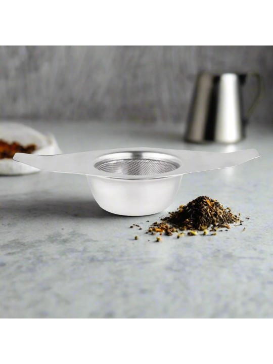 Grunwerg Café Olé Stainless Steel Winged Tea Strainer
