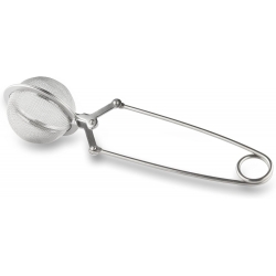 Grunwerg Stainless Steel Mesh Tea Infuser Bowl with Long Handles Café Olé