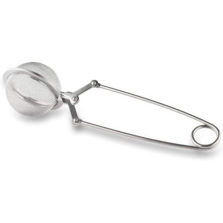 Grunwerg Stainless Steel Mesh Tea Infuser Bowl with Long Handles Café Olé