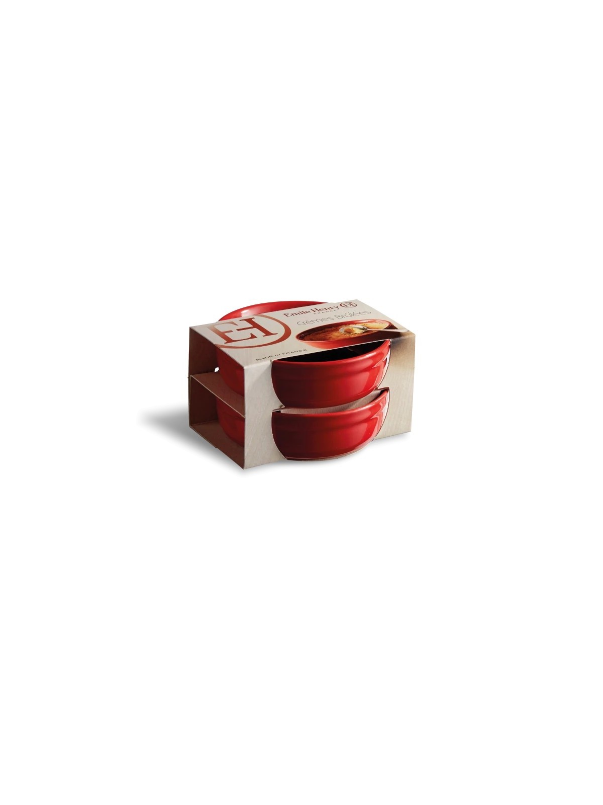 Emile Henry Crème Brûlée kepimo formelių rinkinys, 2 vnt.