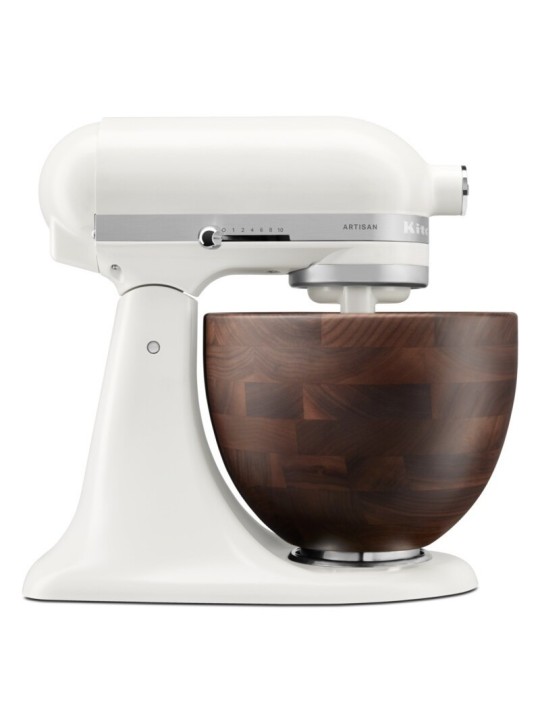 KitchenAid Mixer  Artisan 4,8L Porcelain Walnut Wood Bowl