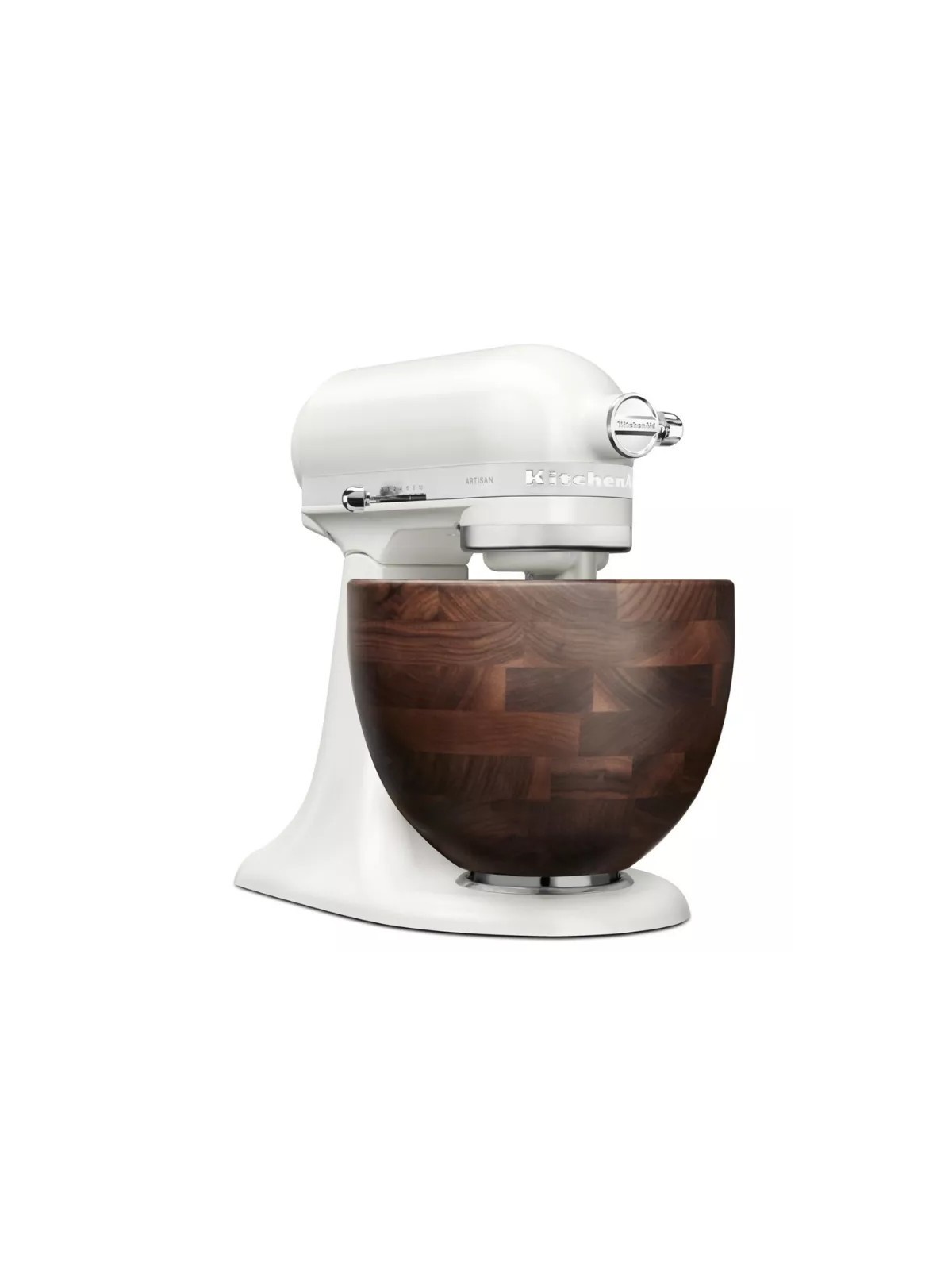 KitchenAid Mixer  Artisan 4,8L Porcelain Walnut Wood Bowl