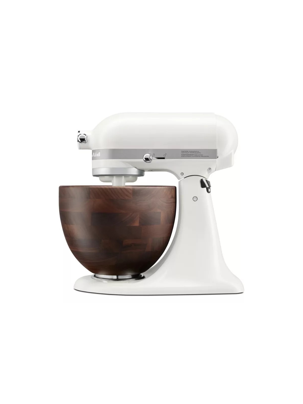 KitchenAid Mixer  Artisan 4,8L Porcelain Walnut Wood Bowl