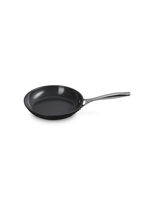 Le Creuset keramikas panna, nepiedegoša, nerūsējošā tērauda rokturis