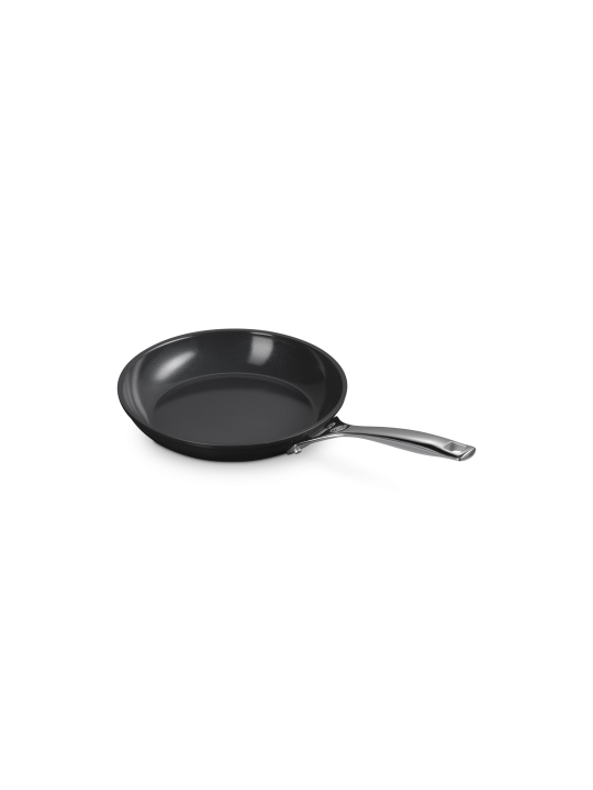 Le Creuset keramikas panna, nepiedegoša, nerūsējošā tērauda rokturis