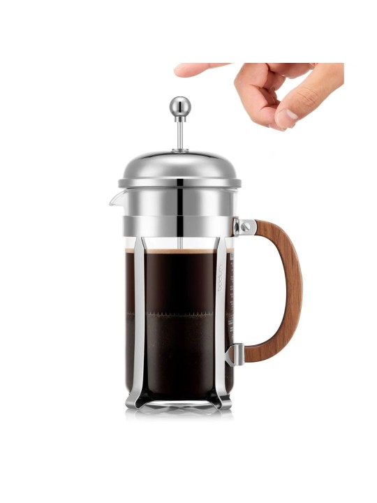 Bodum Chambord Френч-пресс для кофе 1,0 л, Walnut Wood