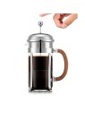 Bodum Chambord Френч-пресс для кофе 1,0 л, Walnut Wood