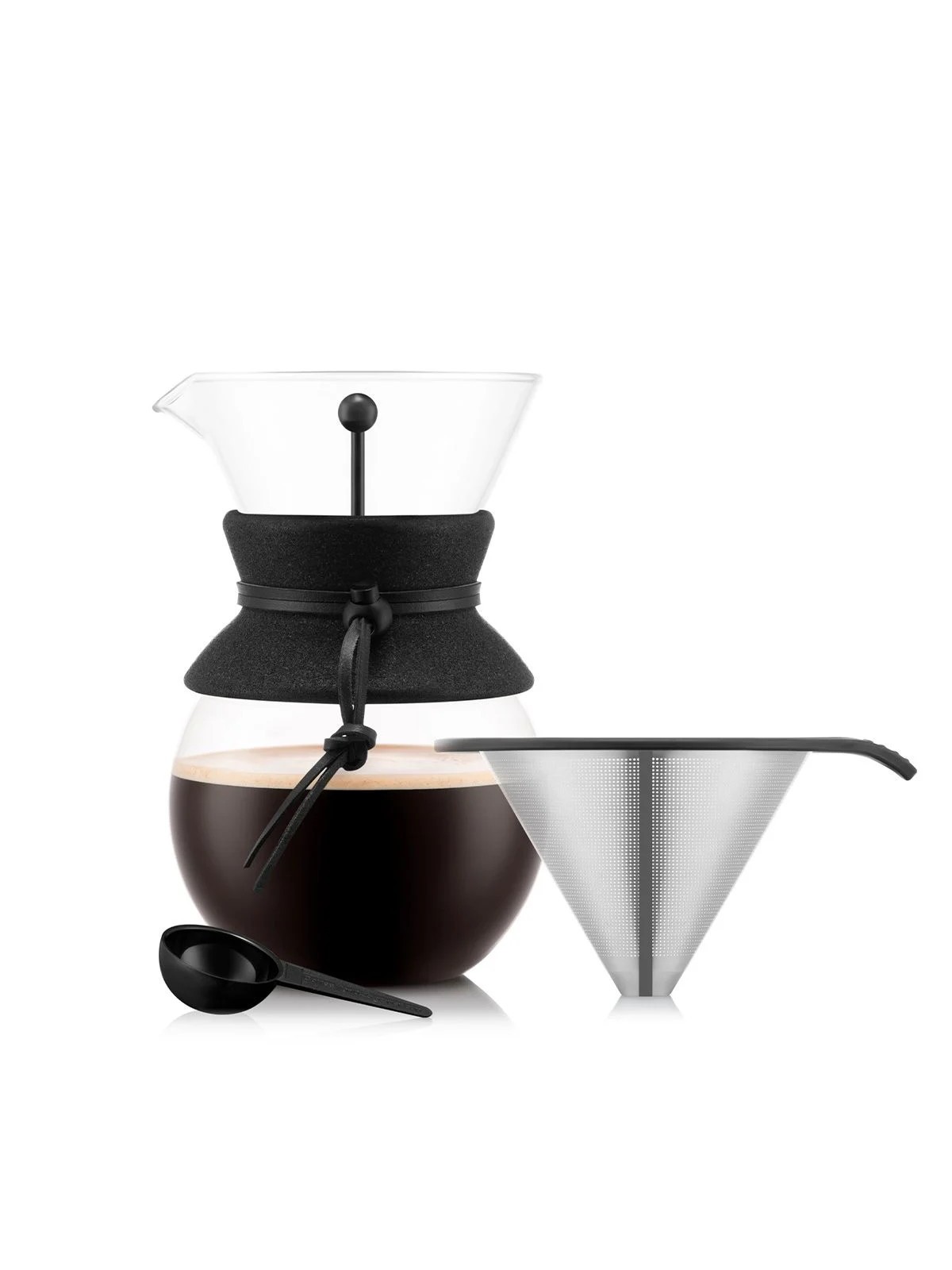 Bodum Pour Over kafijas stacija ar pastāvīgo filtru, 1 l