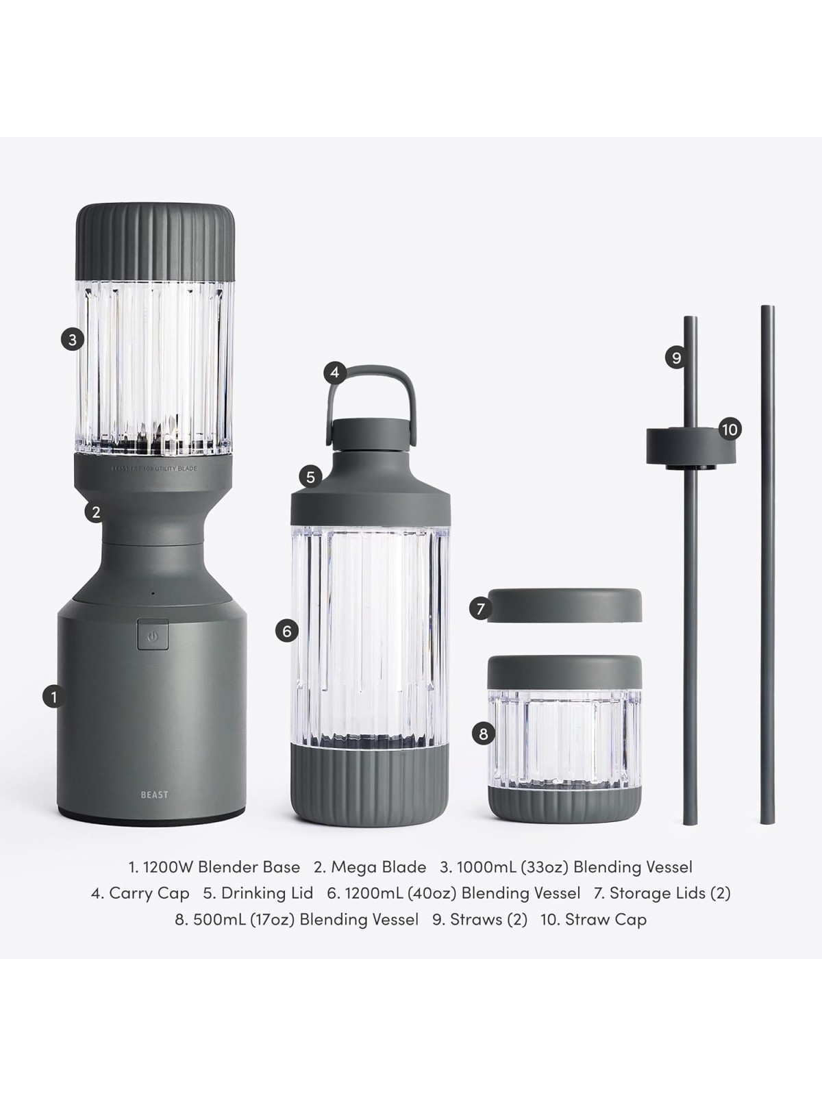 Beast® Mega 1200 Plus Full-Size Blender