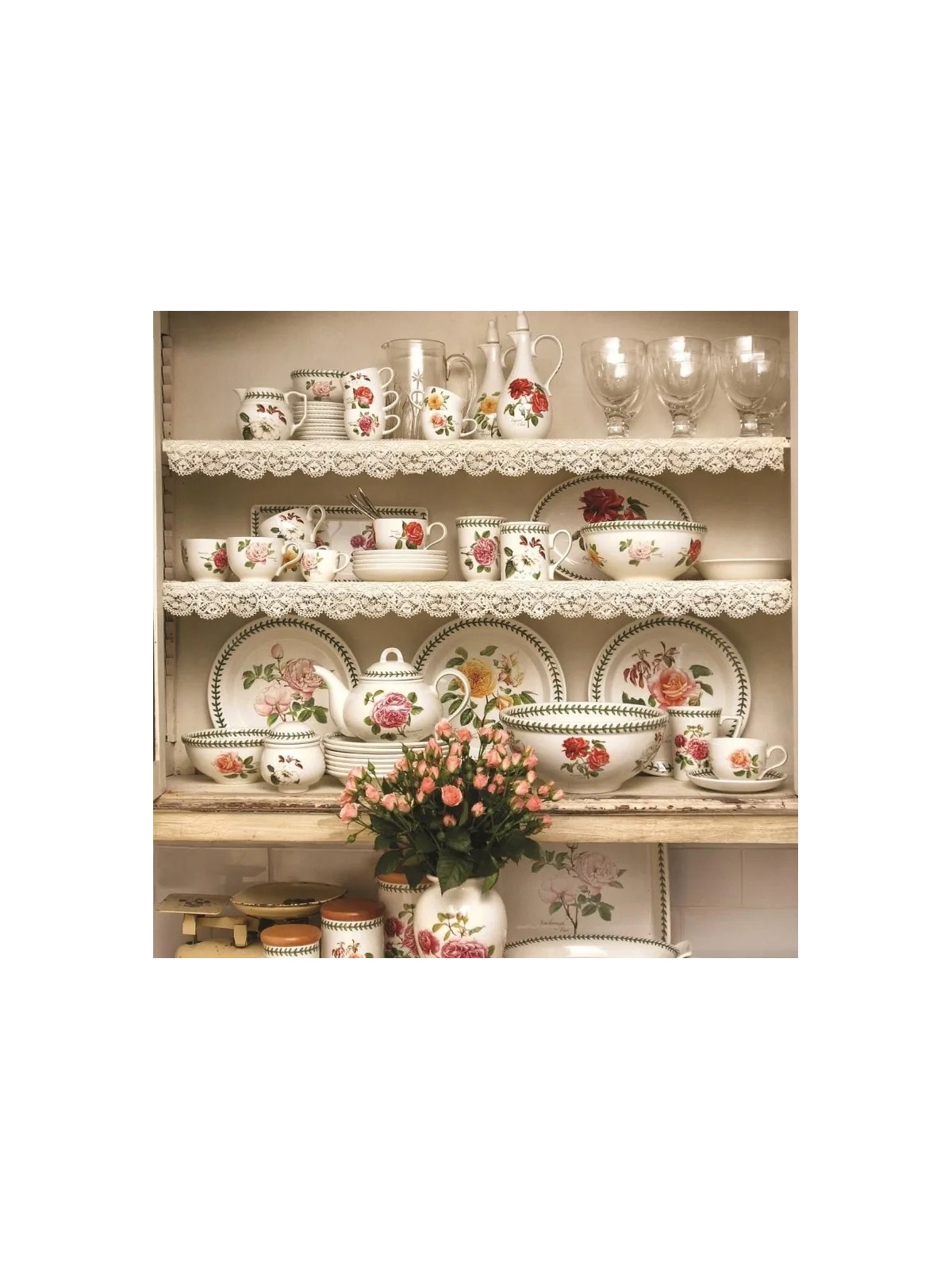 Portmeirion Botanic Roses Side Plates Willow Grace, 20 cm