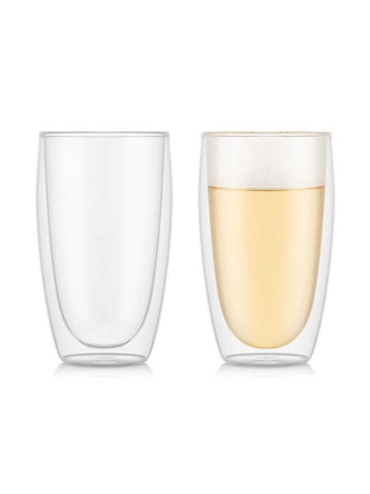 Bodum Pavina Double Wall Glass, 0.45 L (Set of 2)