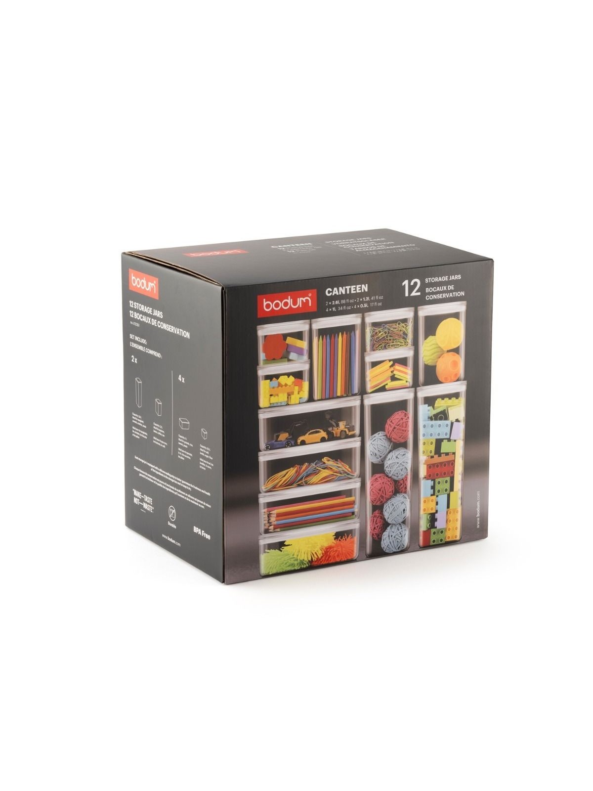 Bodum Canteen säilytyspurkit (12 osan setti)