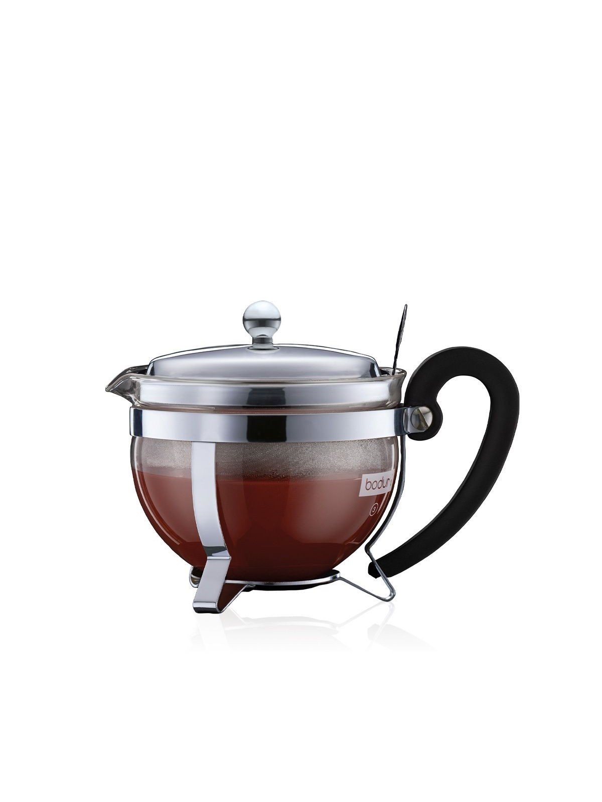 Bodum Chambord tējkanna ar nerūsējošā tērauda filtru, 0,5 l