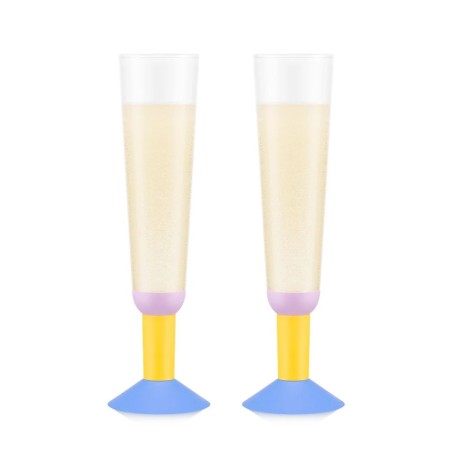 Bodum MoMa Oktett Champagne Glasses, 0.3 L (Set of 2)