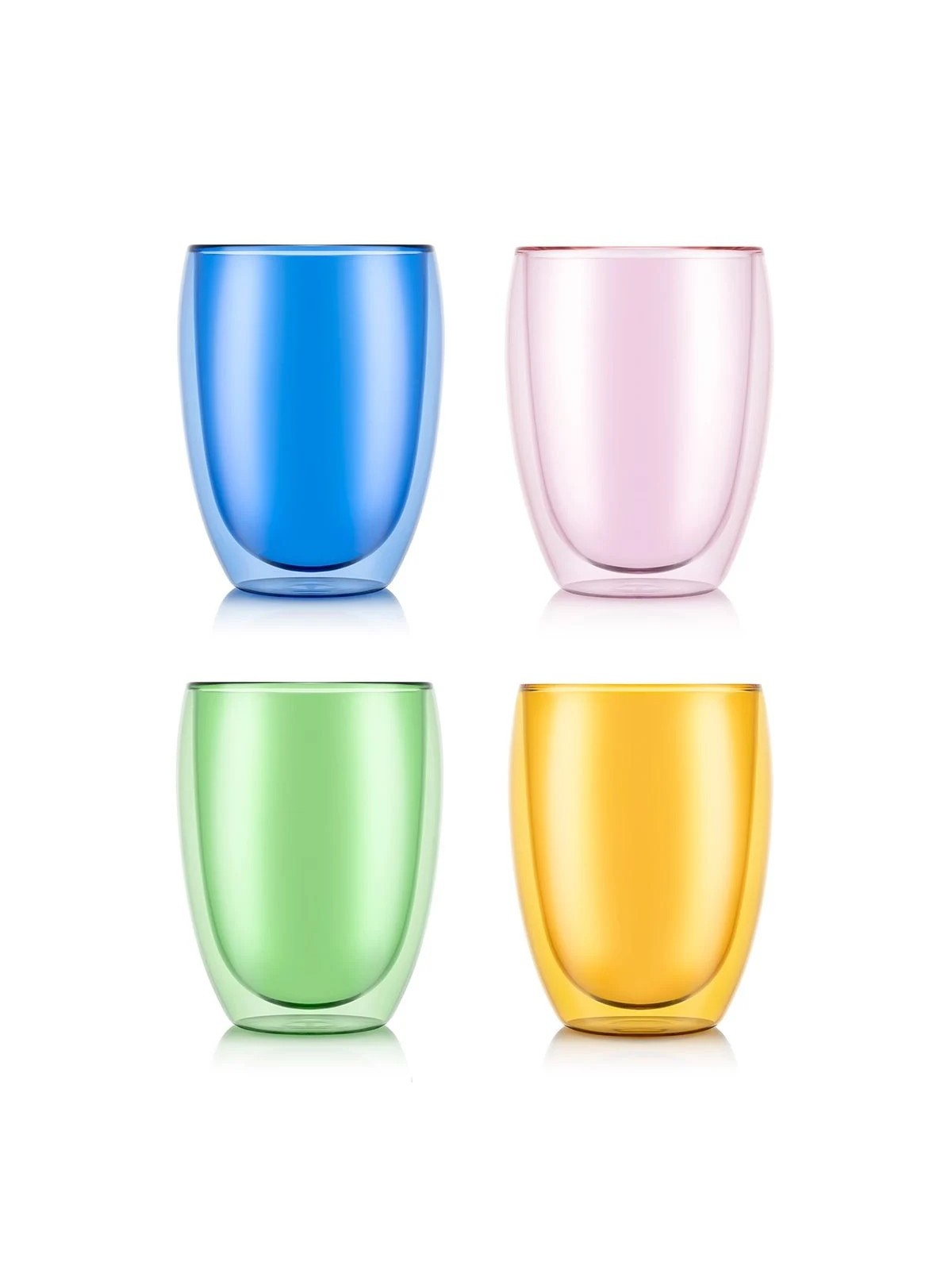 Bodum MoMa Pavina Double Wall Glasses, 0.35 L (Set of 4)