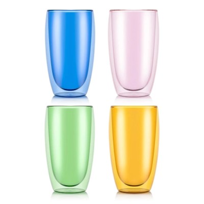 Bodum MoMa Pavina Double Wall Glasses, 0.45 L (Set of 4)