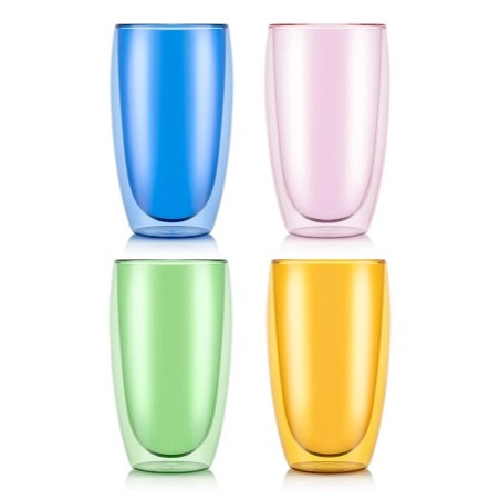 Bodum MoMa Pavina Double Wall Glasses, 0.45 L (Set of 4)