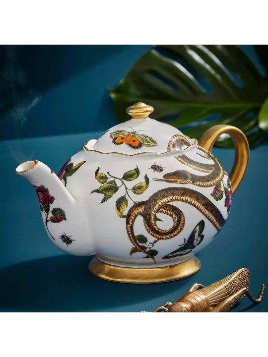 Spode teekann Creatures of Curiosity - Snake - 1,1 l