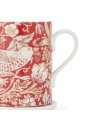 Spode Strawberry Thief Indian Red Mug & Coaster Set